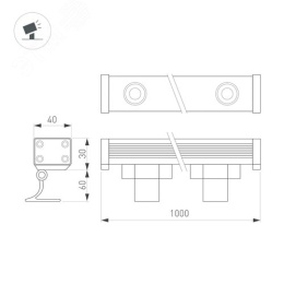 Драйвер ARLIGHT 023628 ARS-200-12-L 12V 16,7A 200W