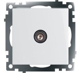 Розетка TV STEKKER GLS00-7108-01 белая, (механизм) серия КАТРИН