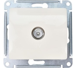 Розетка GLOSSA GSL000293 TV бежевый