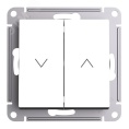 Выключатель AtlasDesign ATN000119 2кл жалюзи, белый, механизм
