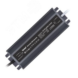 Драйвер UNIEL UET-VAF-100A67 12V IP67 ультратонкий металлический корпус
