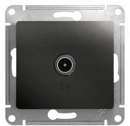Розетка GLOSSA GSL000791 TV антрацит