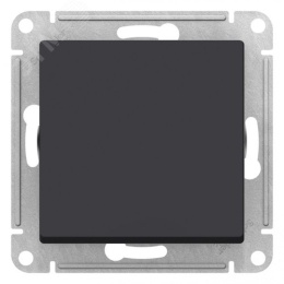Переключатель AtlasDesign AQUA  ATN441061 1кл, карбон, механизм IP44