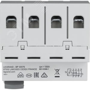 УЗО 25А 4П 30мА 402062 RX3 Legrand 