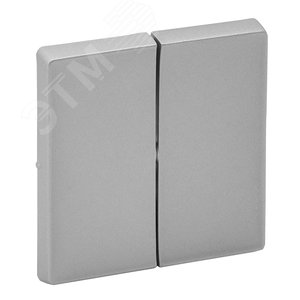 Legrand Valena-L 755022 клав. выкл 2кл Алюминий