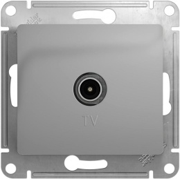 Розетка GLOSSA GSL000391 TV алюм.