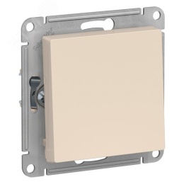 Выключатель AtlasDesign ATN000211 1кл, бежевый, механизм