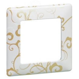 Legrand Valena-L 754101 рамка 1-пост Ампир белый