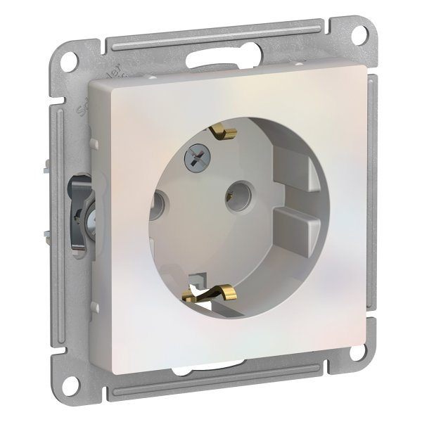 Розетка AtlasDesign ATN000443 с/з механизм, жемчуг