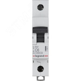 Авт.выкл. Legrand RX3 С6А 1П 6000 419661