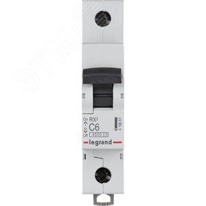Авт.выкл. Legrand RX3 С6А 1П 6000 419661