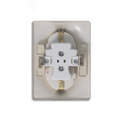 Розетка GLOSSA GSL001224 2-ая с/з платина