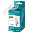 Лампа IEK LED15 A60 15W 3000K E27