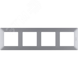Legrand Valena-L 754134 рамка 4-пост алюм.