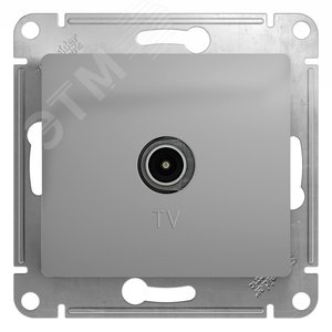 Розетка GLOSSA GSL000393 TV алюм.