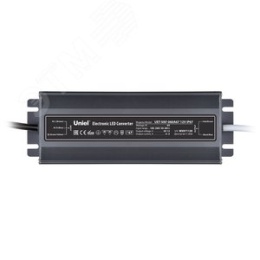 Драйвер UNIEL UET-VAF-100A67 12V IP67 ультратонкий металлический корпус