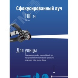 Фонарь КОСМОС KocH3WZoo 3W налобный