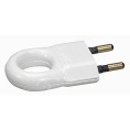 Вилка LEGRAND 50162 белая 2р+е
