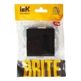Выключатель IEK BRITE 1кл черный