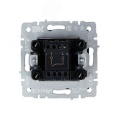 Выключатель IEK BRITE 1кл черный