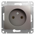 Розетка GLOSSA GSL001241 1-ая б/з платина