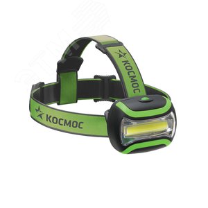 Фонарь КОСМОС Koc-H3WCOBLED 3W+COB 3W налобный