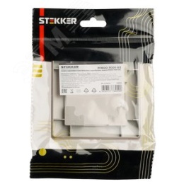 Рамка STEKKER PFR00-7001-02 1-я шампань пластик, серия КАТРИН