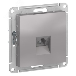 Розетка AtlasDesign ATN000381 RJ11, алюминий, механизм