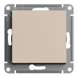Выключатель AtlasDesign ATN001211 1кл, песочный, механизм
