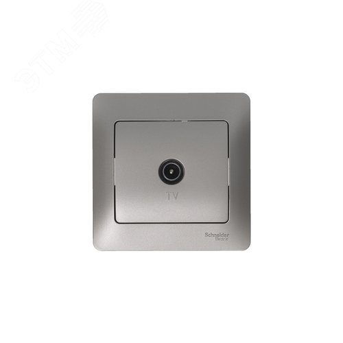 Розетка GLOSSA GSL001291 TV платина