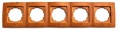 Рамка NILSON 24250095 СУ 5мест. дуб новый (24251095)