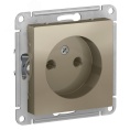 Розетка AtlasDesign ATN000541 б/з шампань