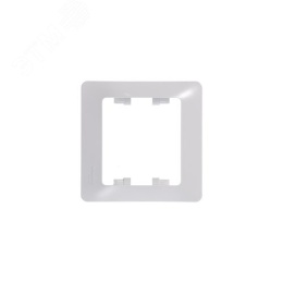Рамка GLOSSA GSL000101 1пост белый