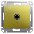 Розетка GLOSSA GSL001091 TV в рамку фисташка