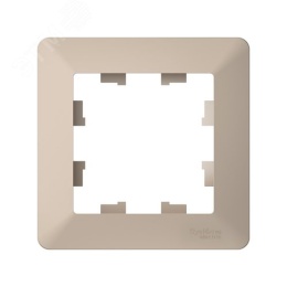 Рамка AtlasDesign AIR ATN221201 1-ая песок/дымчатый белый