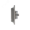 Розетка GLOSSA GSL001224 2-ая с/з платина