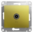 Розетка GLOSSA GSL001091 TV в рамку фисташка