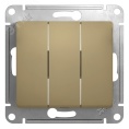 Выключатель GLOSSA GSL000431 3кл, механизм, титан