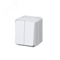 Выключатель AtlasDesign PROFI54 ATN540151 2кл белый