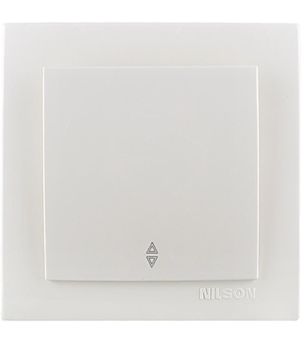 Выключатель NILSON 24121007 проходной СУ 1кл. крем