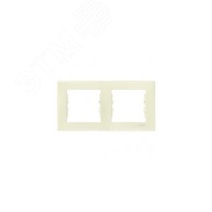Рамка SE SEDNA SDN5800347 2-ая бежевая