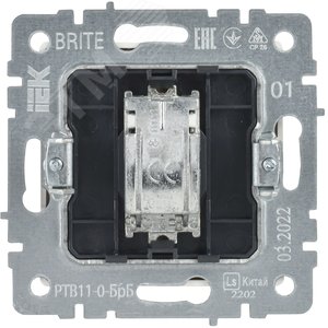 Розетка IEK BRITE TV белый