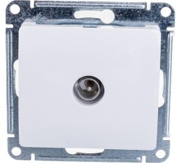 Розетка GLOSSA GSL000193 TV белый