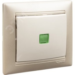 Legrand Valena 774410 выключатель 1кл с под. мех белый 