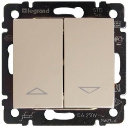 Legrand Valena 774304 выключатель управл.жалюзи мех сл.кость 
