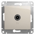 Розетка GLOSSA GSL000991 TV молочная