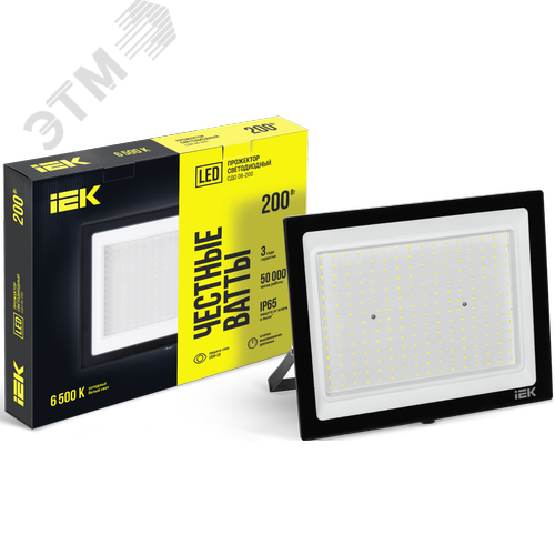 Прожектор IEK СДО06-200 200W 6500k 