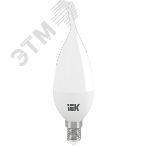 Лампа IEK LED7 C37 07W 4000K E14 свеча на ветру