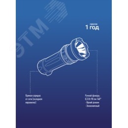 Фонарь Космос KOCAcc102LED 0,5W 300mA