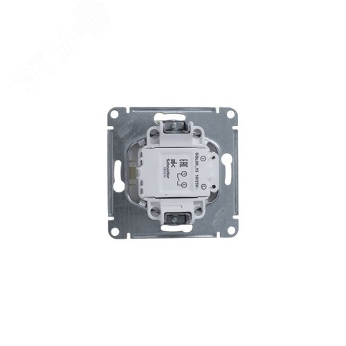 Выключатель GLOSSA GSL000213 1кл c подсв., бежевый